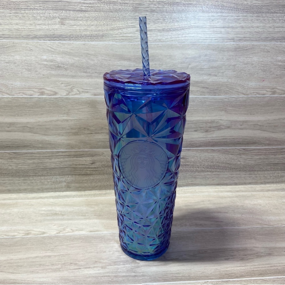Starbucks / Purple Iridescent Prism Cold Cup Insulated Tumbler 24oz